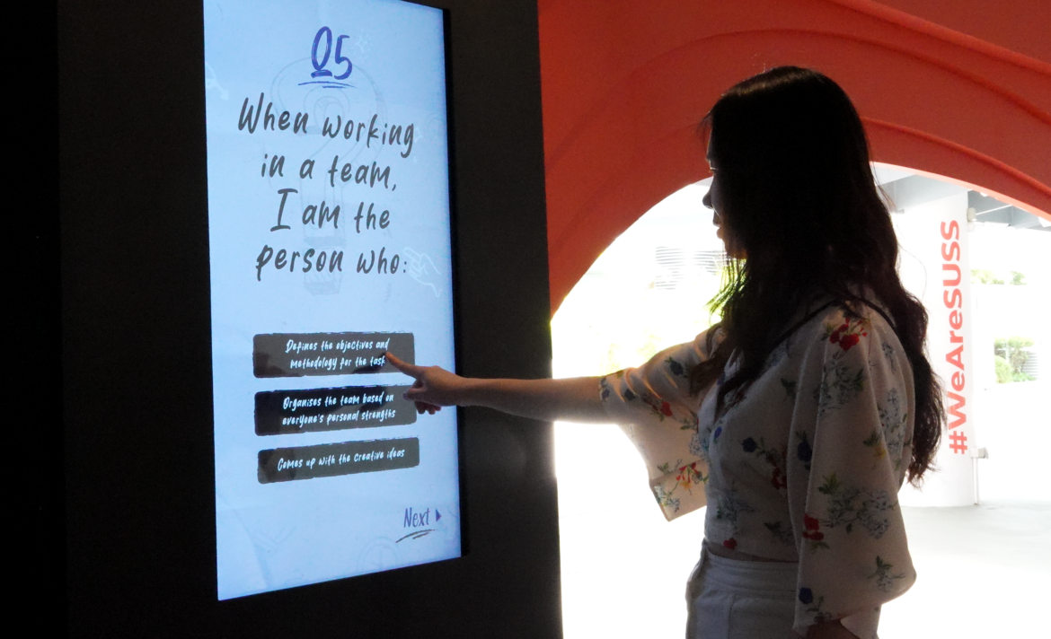 SUSS Interactive touchscreen